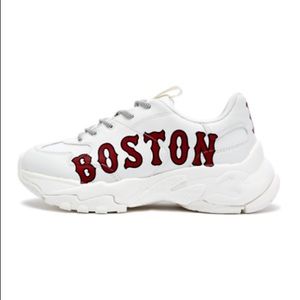 MLB Boston Big Ball Chunky P Shoes Baseball Red Sox Sneakers White
